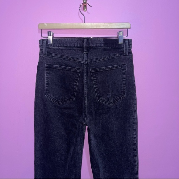 Abercrombie & Fitch Jeans Women's Size 27 Black The 90s Straight Ultra High Rise - Picture 10 of 12